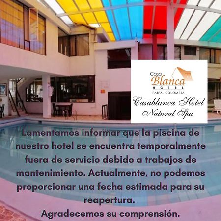 Hotel Casablanca Natural Spa Paipa Kültér fotó
